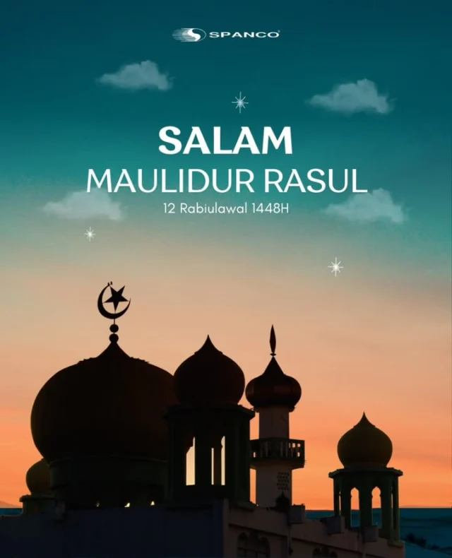 SALAM MAULIDUR RASUL ﷺ

Sempena memperingati kelahiran junjungan besar Nabi Muhammad ﷺ, marilah kita bersama-sama menghayati nilai kasih sayang, amanah, kesantunan dan ihsan yang menjadi teladan sepanjang kehidupan Baginda.

Semoga segala ajaran dan sunnah Baginda terus menjadi pedoman dalam membentuk peribadi yang mulia serta kehidupan yang penuh keberkatan.