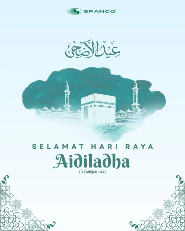 Selamat Hari Raya Aidiladha 🕊️ 

Menghayati erti pengorbanan, menyemai benih keikhlasan. Semoga lembaran Aidiladha ini dipenuhi dengan rahmah dan kedamaian buat kita semua.

#SalamAidiladha2025 #spancomalaysia #spancosdnbhd #spancomy